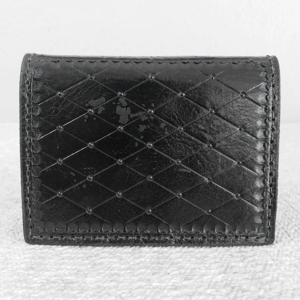 State Of Texas Embossed Handcrafted Leather Cred Pack Wallet